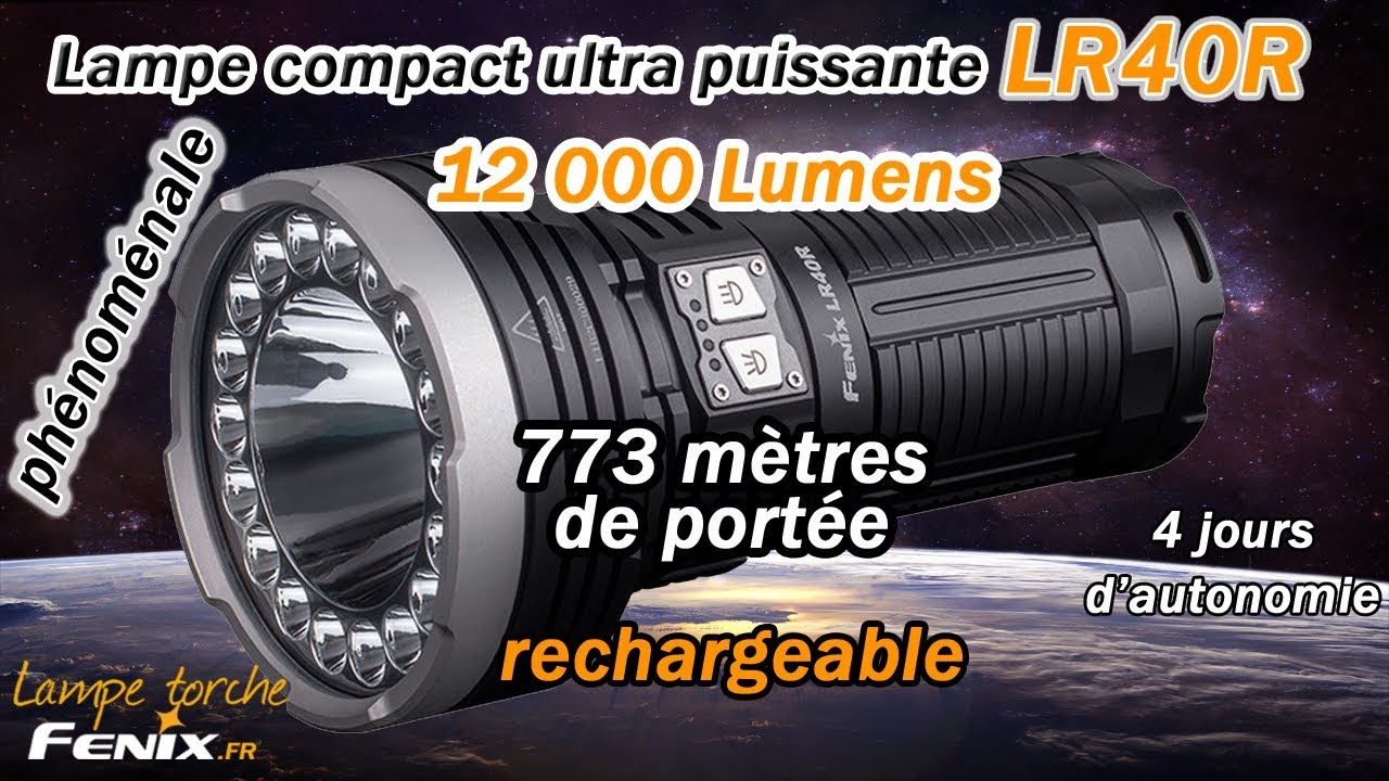 Anker LC40 Lampe de Poche LED avec pile rechargeable - Lampe Torche  Puissante avec LED Cree 400 lms, Waterproof IP65, 3 Modes pour  Intérieur/Extérieurs (camping/randonnée/situations d'urgence) : :  Bricolage