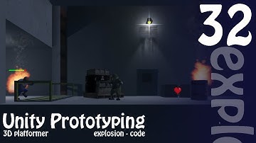 Making Your First Game: Unity 3D Zombie Shooter Platformer - Create an Explosion - Code