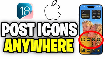 How To Put App Icons Anywhere On Home Screen on iPhone iOS 18!
