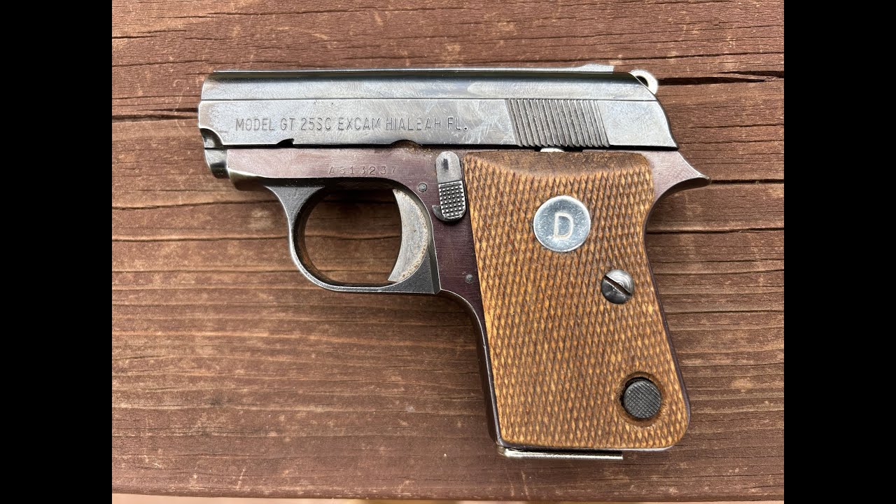 The Excam GT25SB Diplomat .25acp Pistol, the Last Version of the Colt Junior