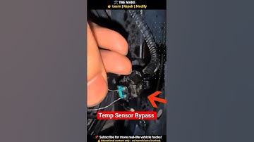 "How to Bypass Ambient Temp Sensor Like a Pro! ❄️🚗 #DIYFix"#automobile #shorts
