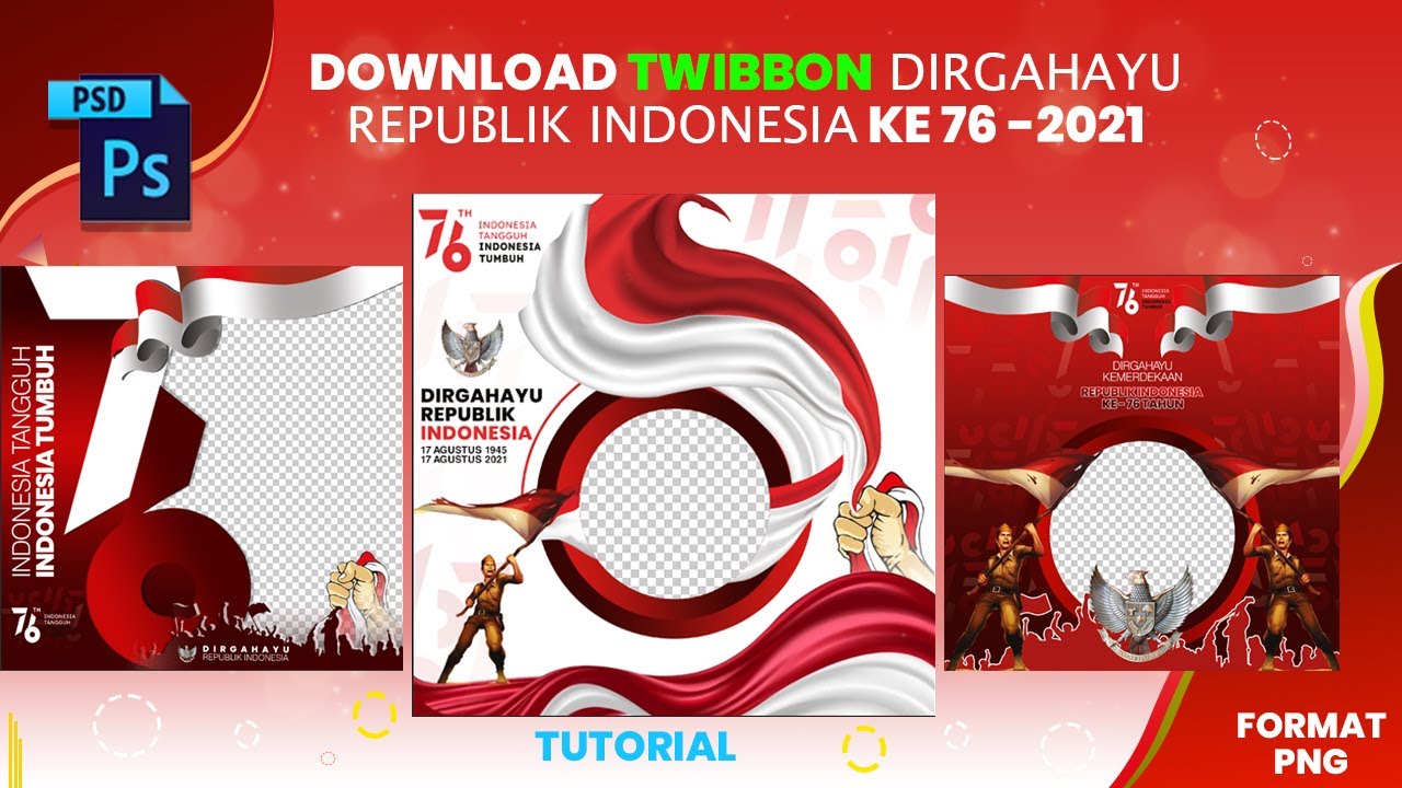 Download Twibbon 17 Agustus 2021 II Cara Membuat Twibbo 17 Agustus