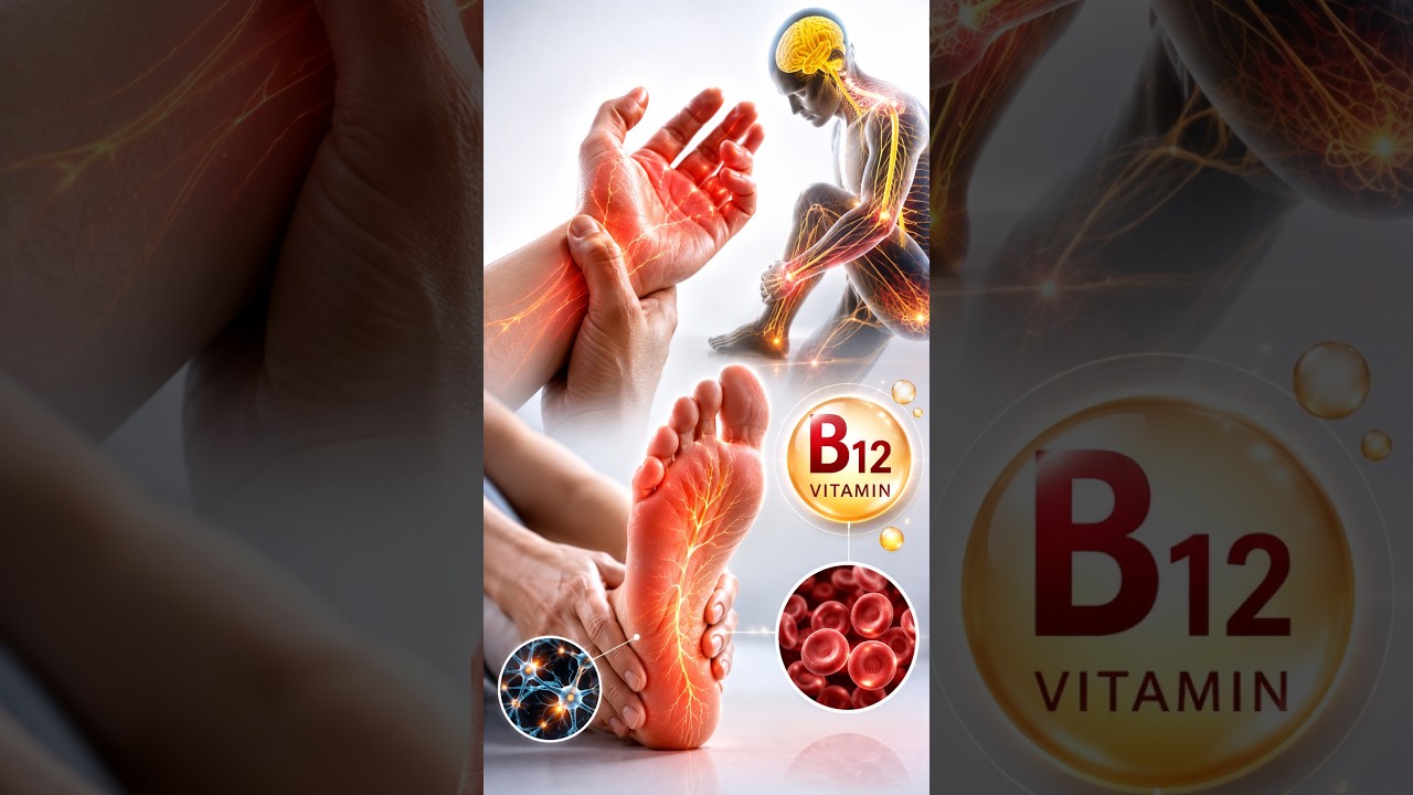Haath-Pair Me Jhanjhanahat Kyu Hoti Hai? 🤯 | Vitamin B12 Deficiency #shorts