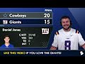 The Daniel Jones Experiment Is OVER! Giants vs. Cowboys Highlights + Malik Nabers Injury News