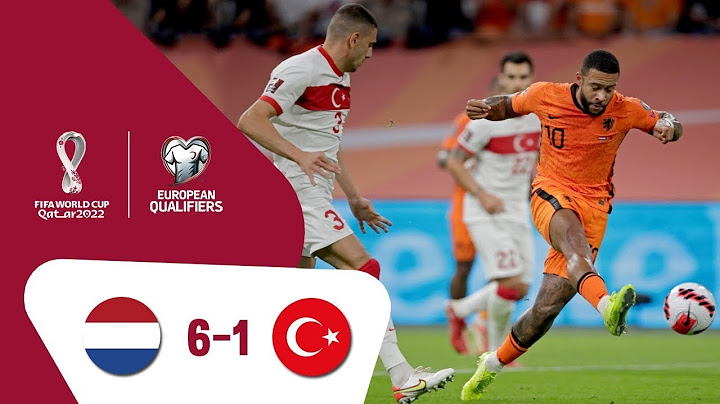 Niederlande - Türkei 6-1 | Highlights - WM-Qualifikation 2022