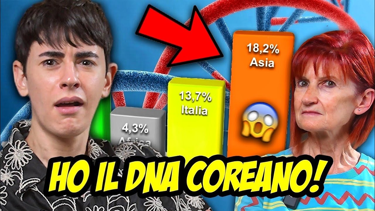 Sono mix asiatico?! Ho fatto il TEST DEL DNA e sono SCONVOLTO! Feat. mia mamma shockata