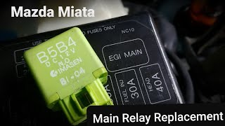 Mazda Miata Mx-5 Main Relay Removal / Replacement and the 80A upgrade