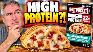 Is The Hot Pockets High Protein Chicken Bacon Cheddar Melt Worth It? 🐔🥓