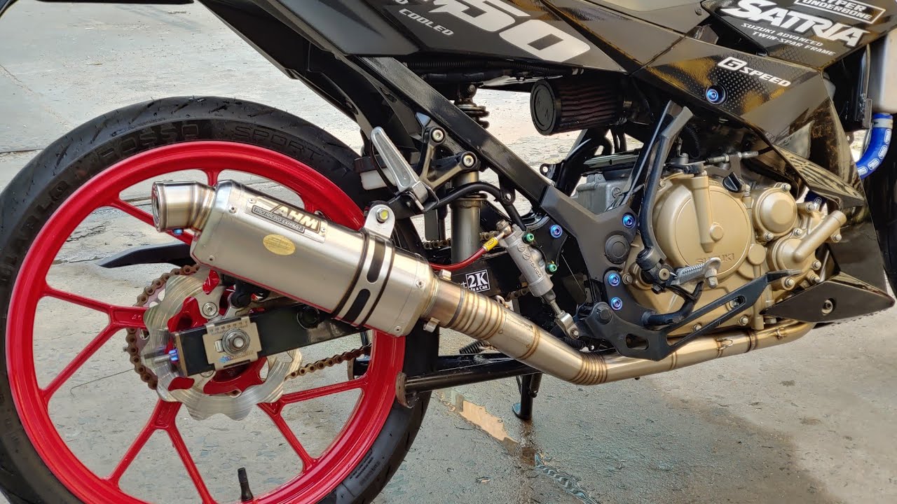 PALEX MOTOR PARTS ONLINE STORE AHM M1 EXHAUST FULL SYSTEM YAMAHA LC135