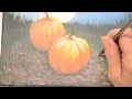 Fantôme et citrouilles-- Acrylique facile / Ghost and pumpkins--Easy acrylic