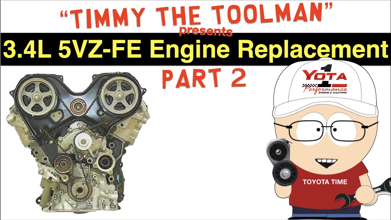 Toyota 3.4 Liter 5VZ-FE Engine Replacement (Part 2 - Engine Tear Down)