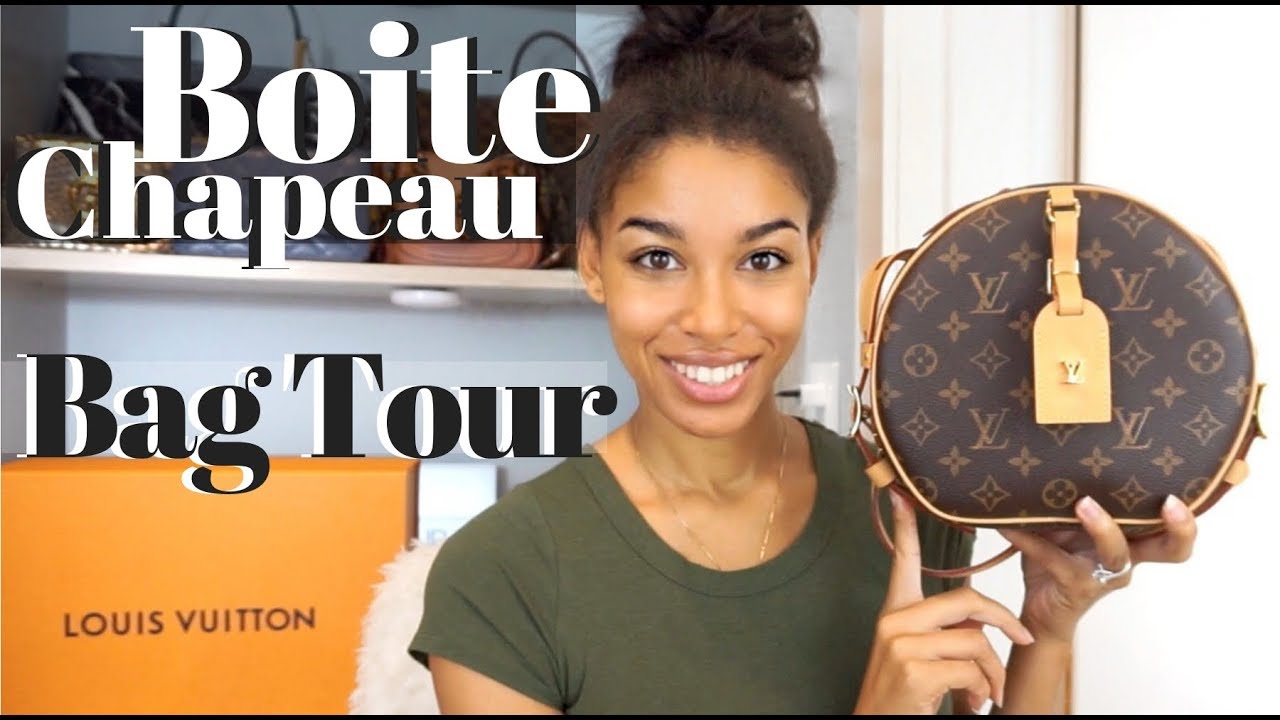 WHATS IN MY BAG  Louis Vuitton Boite Chapeau Souple 