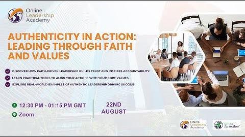 Authenticity in Action: Leading Through Faith and Values | Gifted for Action® Series