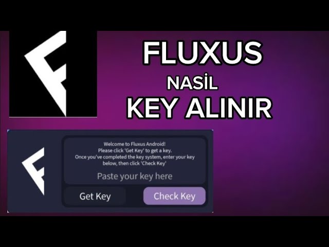 Tutorial Get Key, and Check Key Fix Error' Fluxus Executor Roblox Mobile 