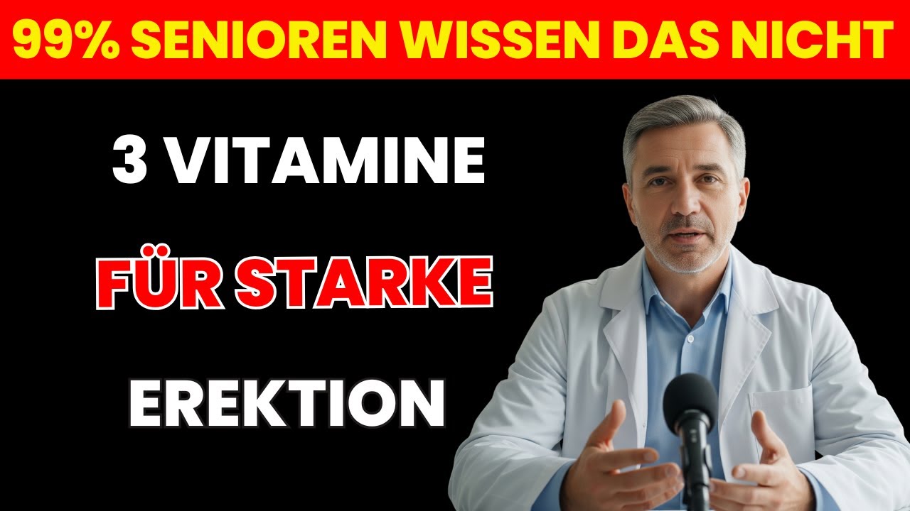 Über 60? Die 3 geheimen Vitamine für Männer: Mehr Kraft, mehr Energie! | Senioren Gesundheit