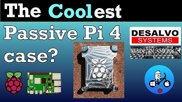 Raspberry Pi 4. High Quality CNC Aluminium silent case.