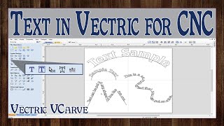 Using Text in Vectric VCarve for CNC screenshot 1