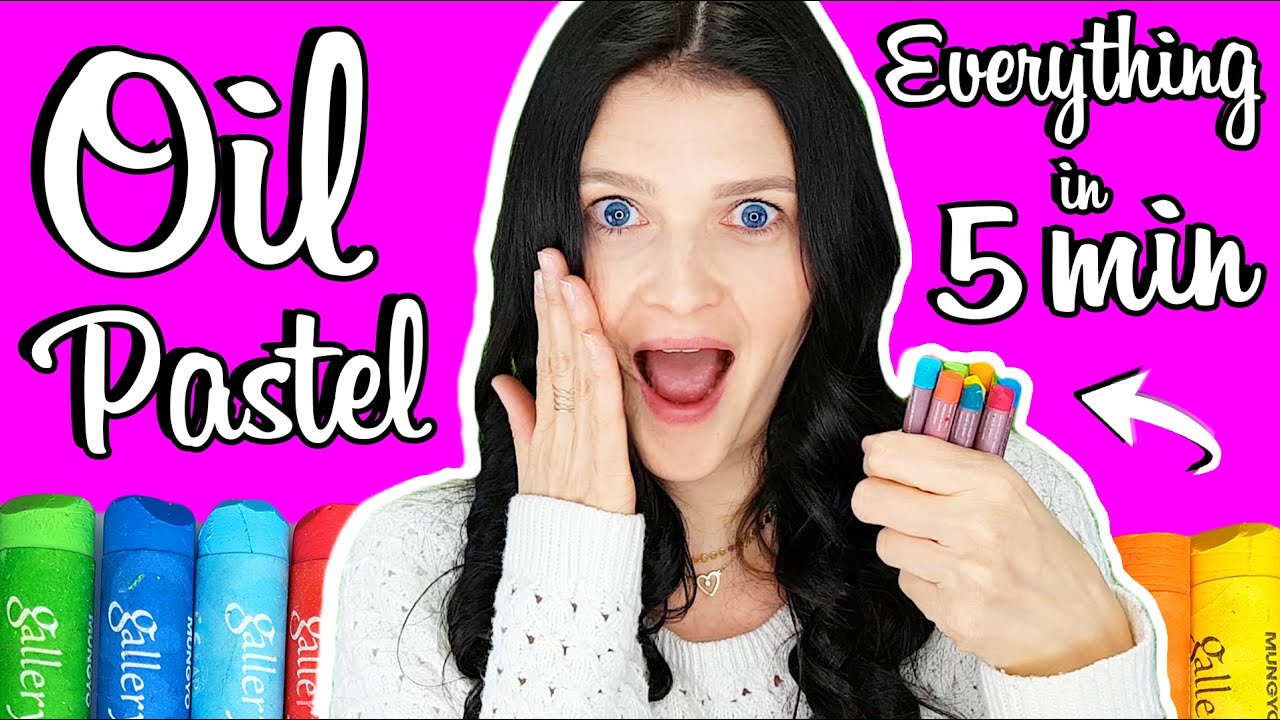 How to Use Oil Pastels for Beginners in 5 MINUTES 🎈🎈🎈 YouTube