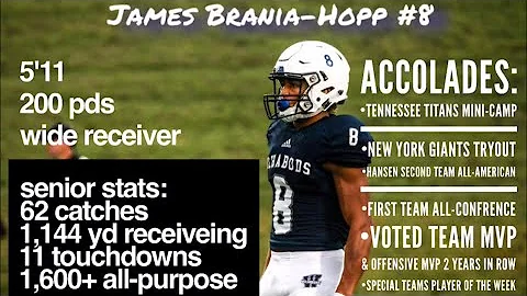 James Brania-Hopp Scouting Career Highlights