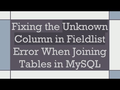 Fixing the Unknown