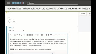 Time-Saving Tips For Content Creation In Brightspot