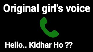 Hello.. Kidhar Ho ?? girl's voice effect #call #girlvoiceprank @originalgirlsoundhub#girlvoiceeffect screenshot 1
