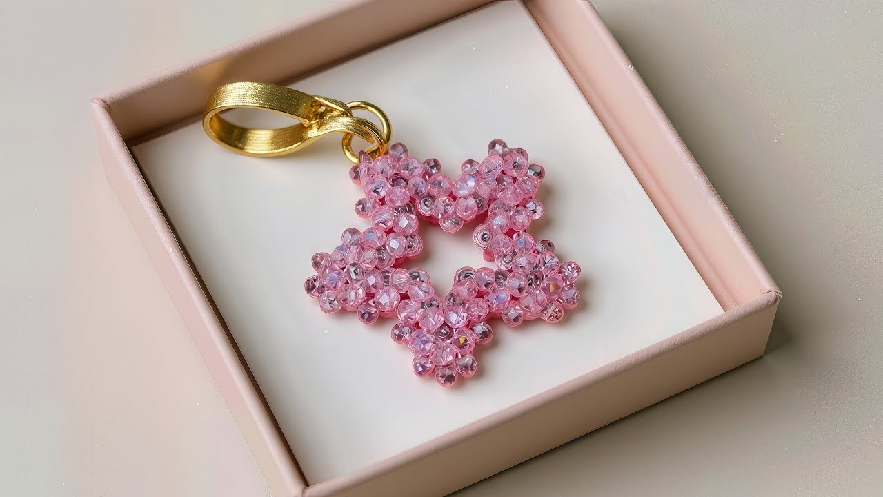 3D Yıldız Yapımı/Nasıl Yapılır #kendinyap #hediye #star #anahtarlık #charm #aksesuar #takıtasarım