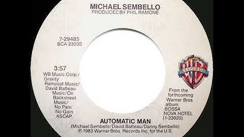 1983 HITS ARCHIVE: Automatic Man - Michael Sembello (stereo 45 single version)