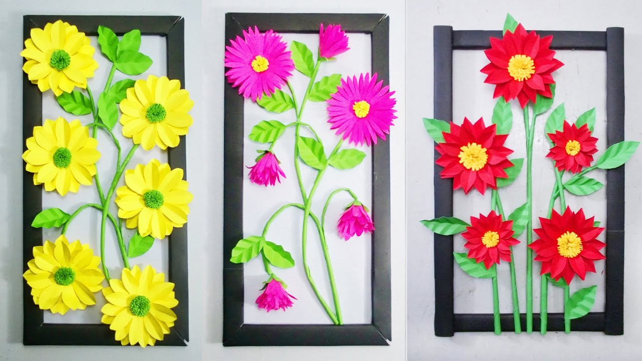 Hiasan dinding dari kertas origami | Cara membuat hiasan dinding dari kertas