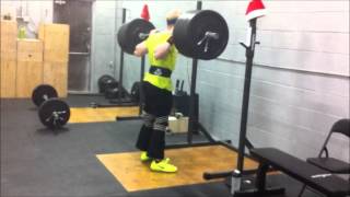 Dec 28 - Back Squat 375 x 5
