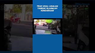 Download Lagu Detik-detik Kecelakaan Beruntun Truk Kontainer Ugal-ugalan Sopir Mabuk, 1 Meninggal MP3