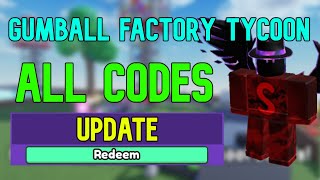 Gumball Factory Tycoon Codes (December 2023) - Roblox