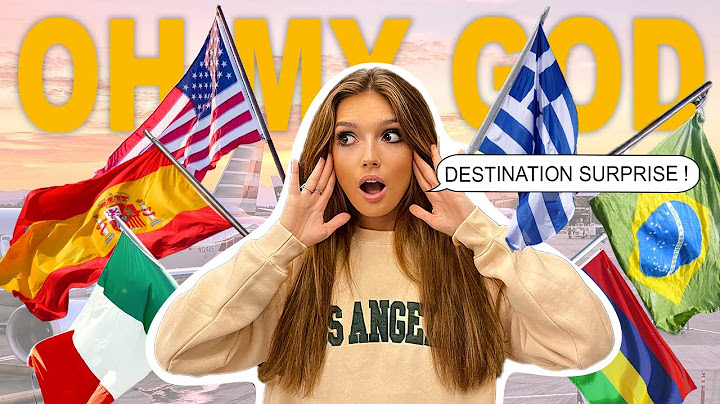JE PARS DANS UNE DESTINATION SECRÈTE 🌍 | Julie Tagliavacca