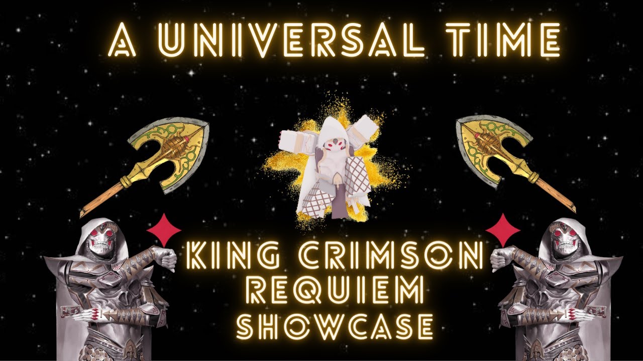 [AUT] King Crimson Requiem Showcase! (Unobtainable) YouTube