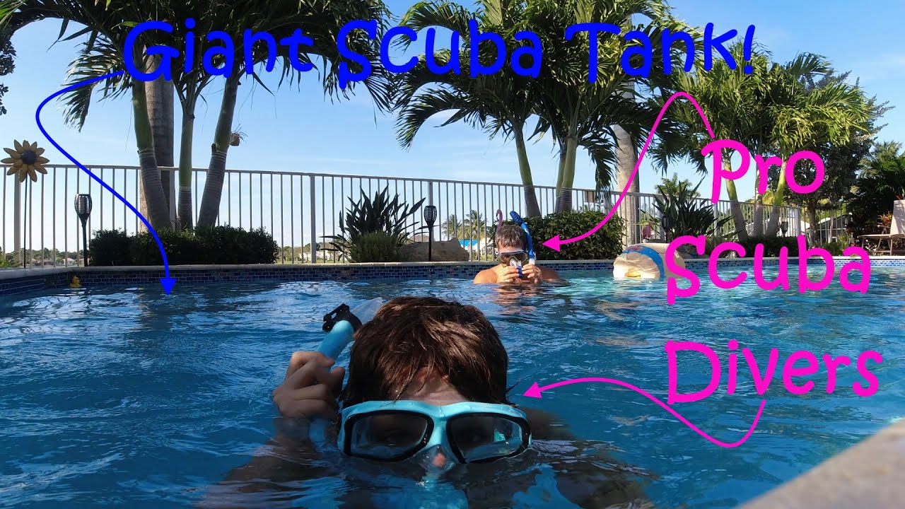 Pool Games: Snorkeling & Marco Polo can Papa troubleshoot the snorkels?