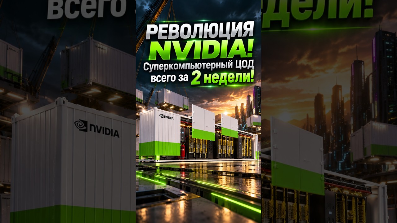 NVIDIA ВЗОРВАЛА РЫНОК! Дата-центр за 14 дней вместо 6 месяцев! — Transcript