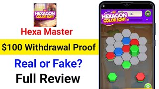 Hexa Master Brain Puzzle App | Hexa Master App Real or Fake | Hexa Master App Payment Proof screenshot 3