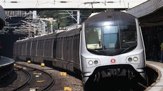 [香港MTR]東鉄線 メトロキャメル電車(発車)