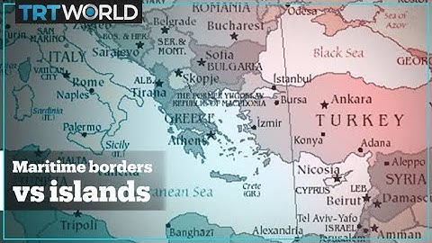 Maritime borders: Two cases that back Turkey