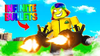 I bought an INFINITE BULLET GAMEPASS that let me TAKE OVER THE WORLD.. (Roblox)