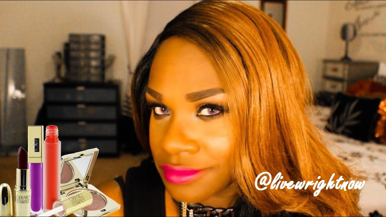 Gerard Cosmetics: Review/Live Swatches on Dark Skin