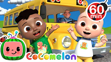 Wheels on the bus - CoComelon | Kids Cartoons & Nursery Rhymes | Moonbug Kids