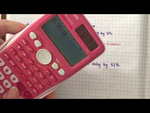 Multipliers for % increase and decrease