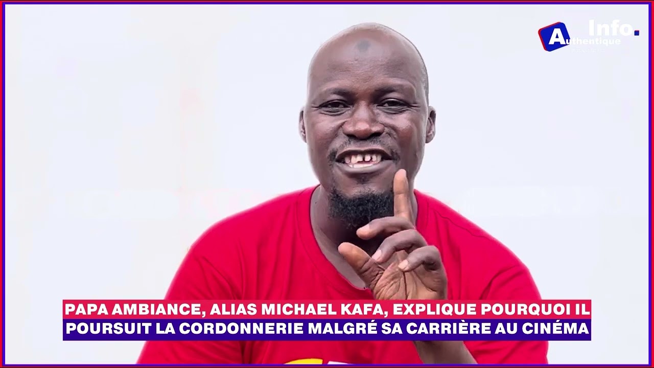 🚨🇬🇳| Papa Ambiance, alias Michael Kafa, explique pourquoi il poursuit la cordonnerie ⬇️