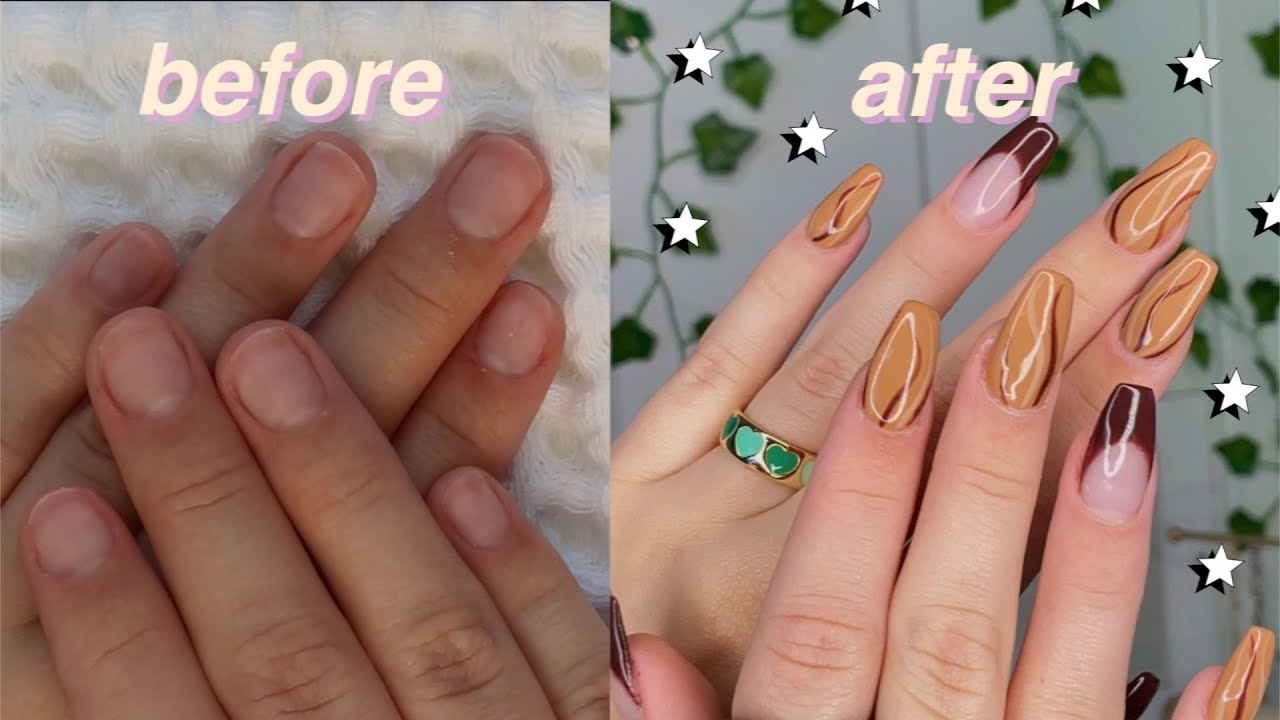 HOW I DO MY AESTHETIC 2021 FAKE NAILS (removal included!!)