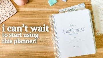 NEW Erin Condren Dashboard LifePlanner Minimal Review + How I Plan to Use It BEFORE July 2025