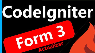 Creando un formulario en CodeIgniter 3 - Parte 3 Actualizar datos controlador 🔥 #8