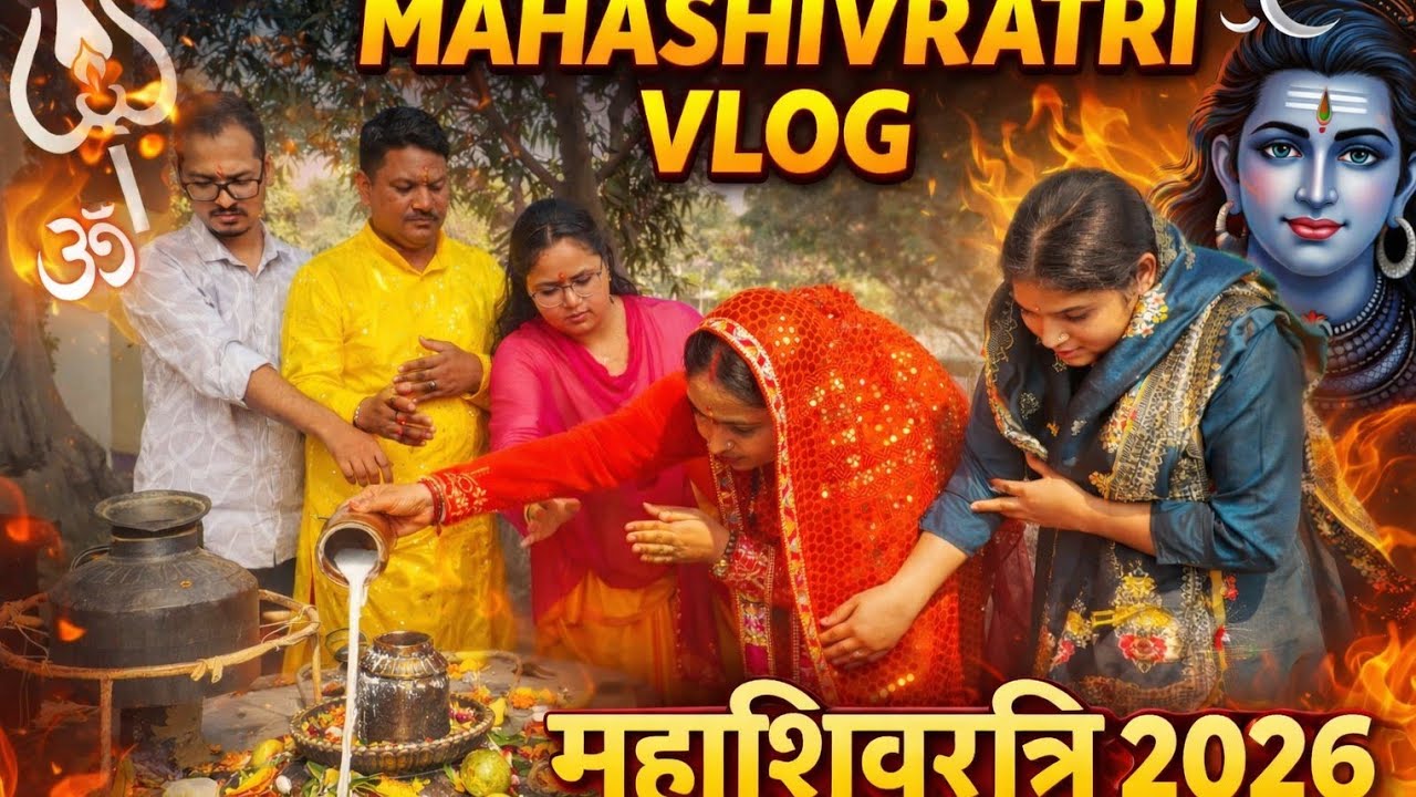 Eese kari humne mahashivratri ki pooja 🙏| mahashivratri vlog | family Vlog|@thesiblingsserver5 