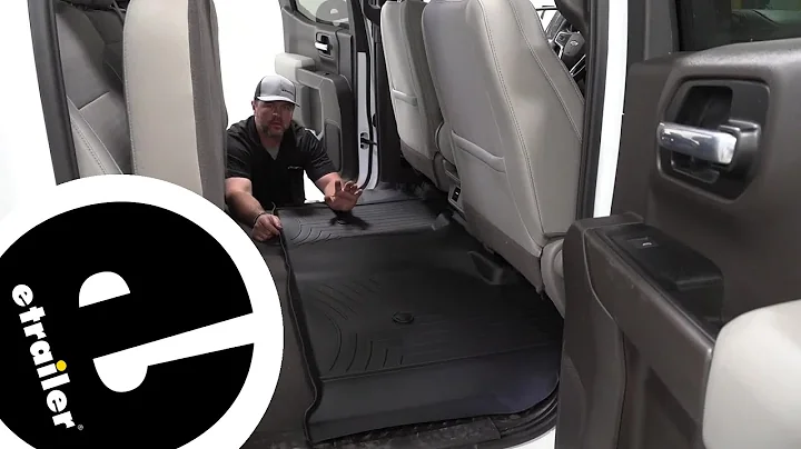 How to Install the WeatherTech 2nd Row Rear Auto Floor Mat on a 2020 Chevrolet Silverado 1500