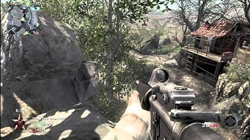 CoD Black Ops | Cross Map No Scope + 15 Kill Streak!